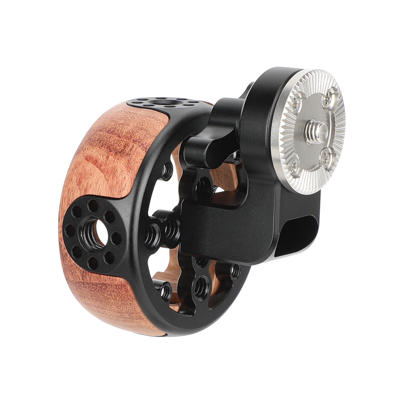 【中古品】camvate木製ハンドルグリップwith ARRIロゼットマウント( Right Hand )(中古品) 中古品)camvate木製ハンドルグリップwith ARRIロゼットマウント( Right