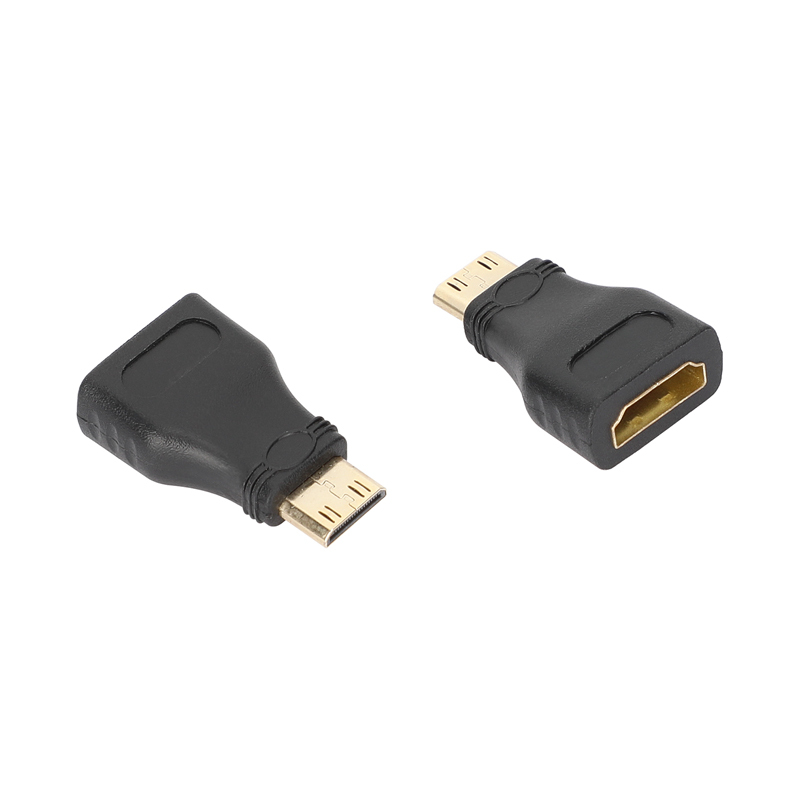 CAMVATE HDMI Female to Mini HDMI Male Adapter (2-Pack)