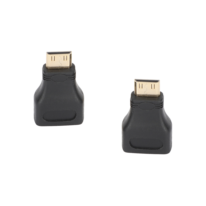 CAMVATE HDMI Female to Mini HDMI Male Adapter (2-Pack)