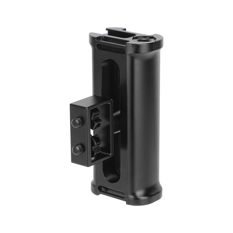 CAMVATE Aluminum Handle Grip Either Side With Shoe Mount & Adjustable 1/4" Thumbscrews Connection For DSLR Camera Cage Rig