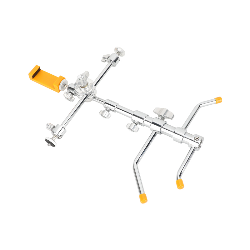CAMVATE Mini Tabletop C Stand with Grip Arm & Turtle Base Kit (Chrome)