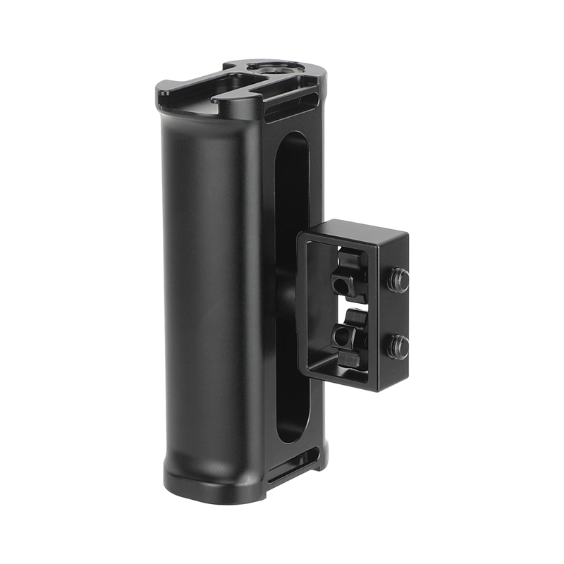 CAMVATE Aluminum Handle Grip Either Side With Shoe Mount & Adjustable 1/4" Thumbscrews Connection For DSLR Camera Cage Rig
