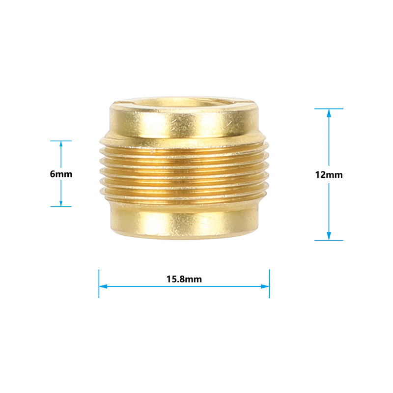 CAMVATE 3/8'' Female To 5/8" Male Threaded Screw Adapter For Mic Micphone Stand