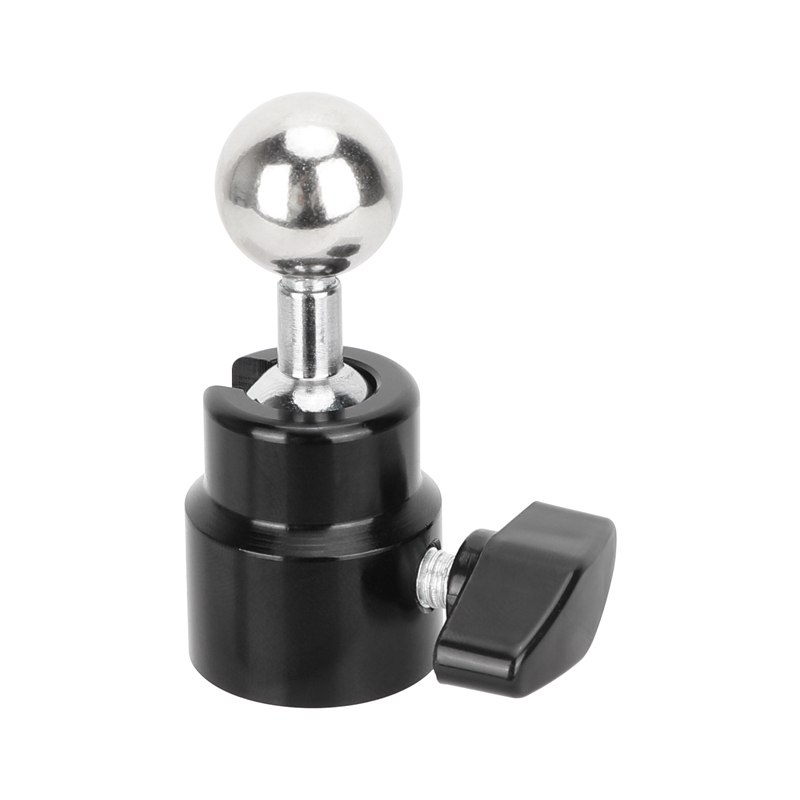 CAMVATE 17mm Ball to 1/4"-20 Thread Mini Ball Head Mount