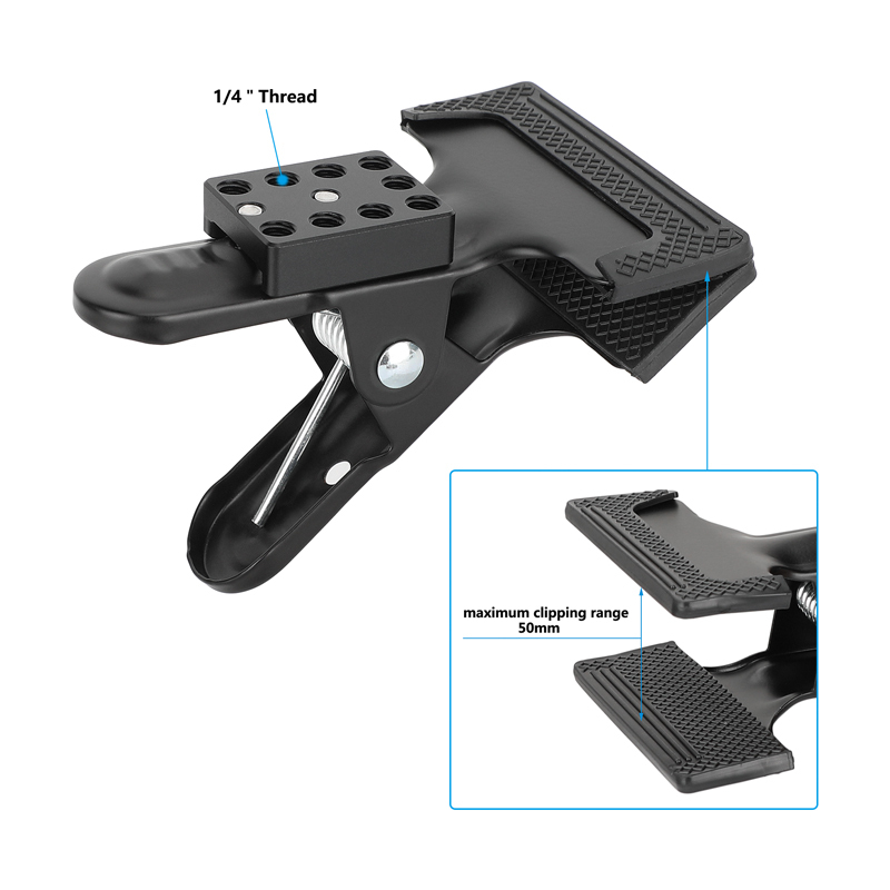 CAMVATE Spring Clip Clamp with Mini Cheese Plate