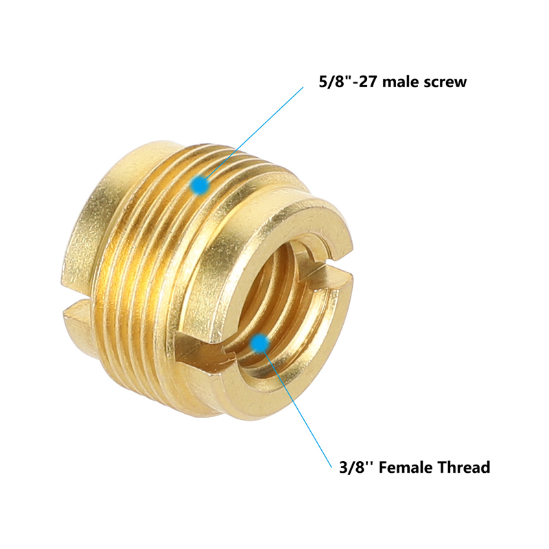 CAMVATE 3/8'' Female To 5/8" Male Threaded Screw Adapter For Mic Micphone Stand