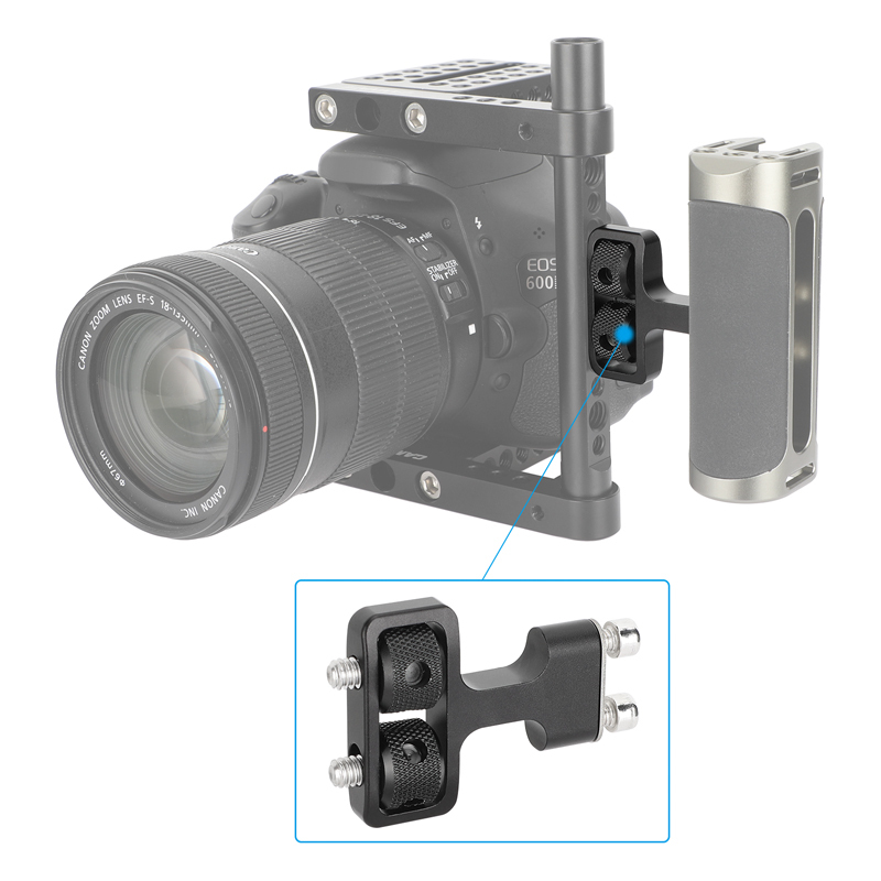 CAMVATE Connection Mount with 1/4"-20 Thumbscrew for Side Handgrip