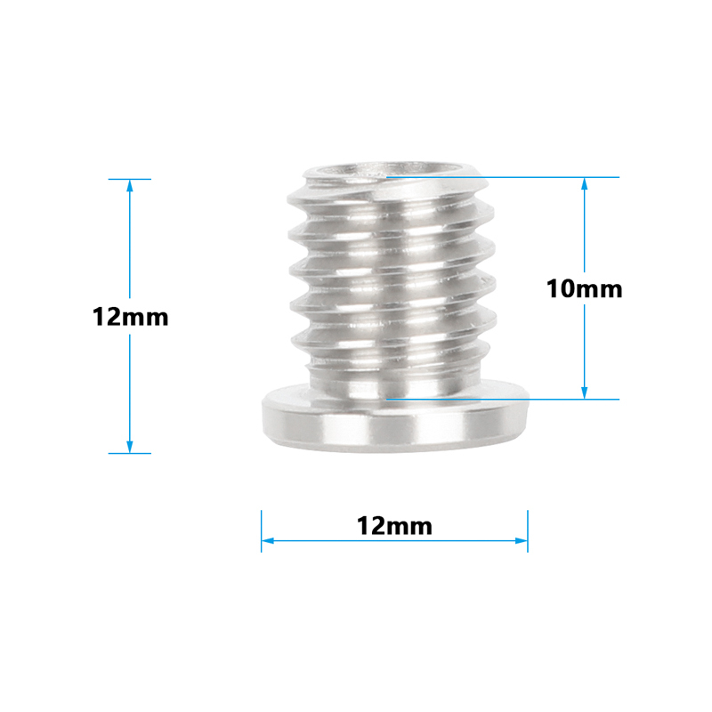 CAMVATE 1/4"-20 Female to 3/8"-16 Male Screw Adapter for Tripod (5-Pack)