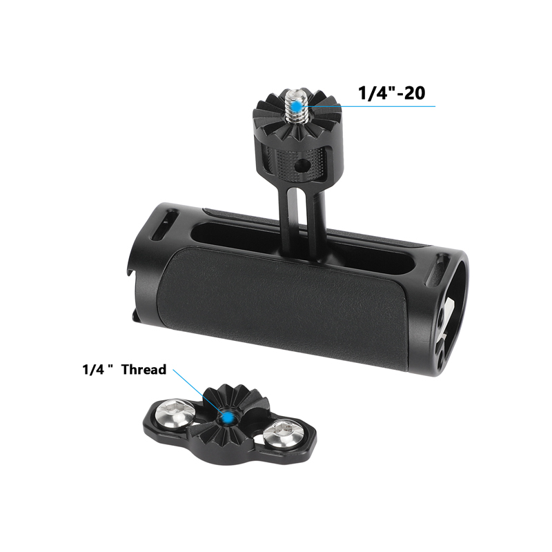 CAMVATE Univeral Side Handle with Rosette Joint & 1/4" Mount