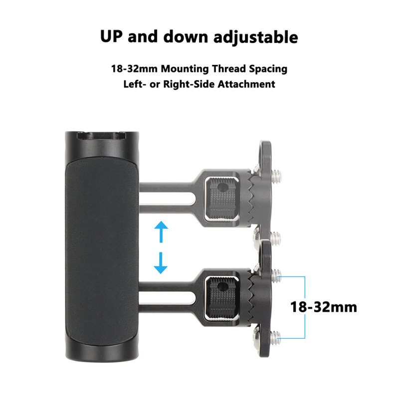 CAMVATE Univeral Side Handle with Rosette Joint & 1/4" Mount