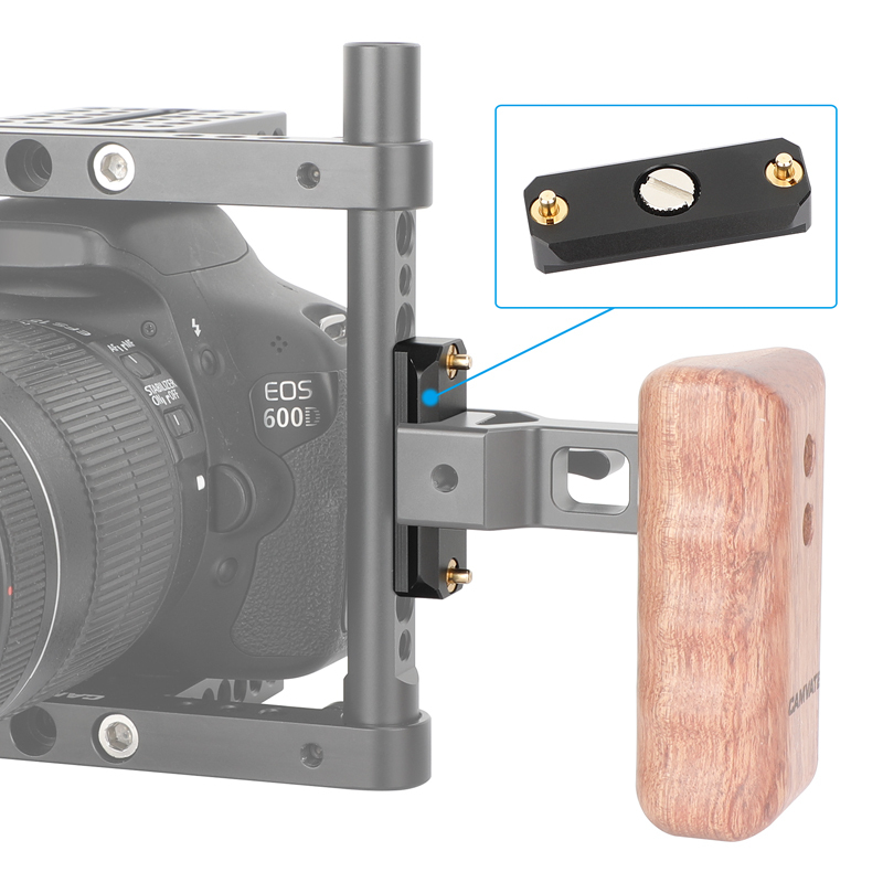 CAMVATE Quick Release NATO Safety Rail with 1/4"-20 Anti-Twist Screw (2")