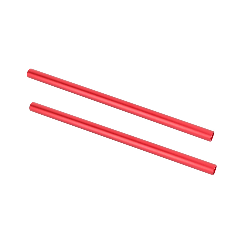 CAMVATE 15mm Aluminum Rod Pair (Red, 11.8")