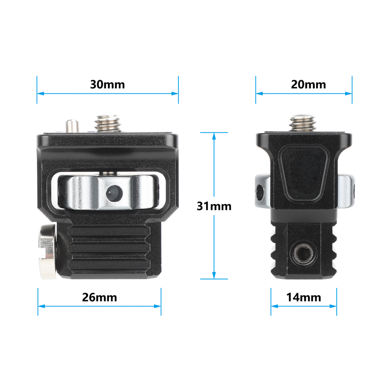 CAMVATE Anti-Twist 1/4"-20 Adapter for Magic Arm
