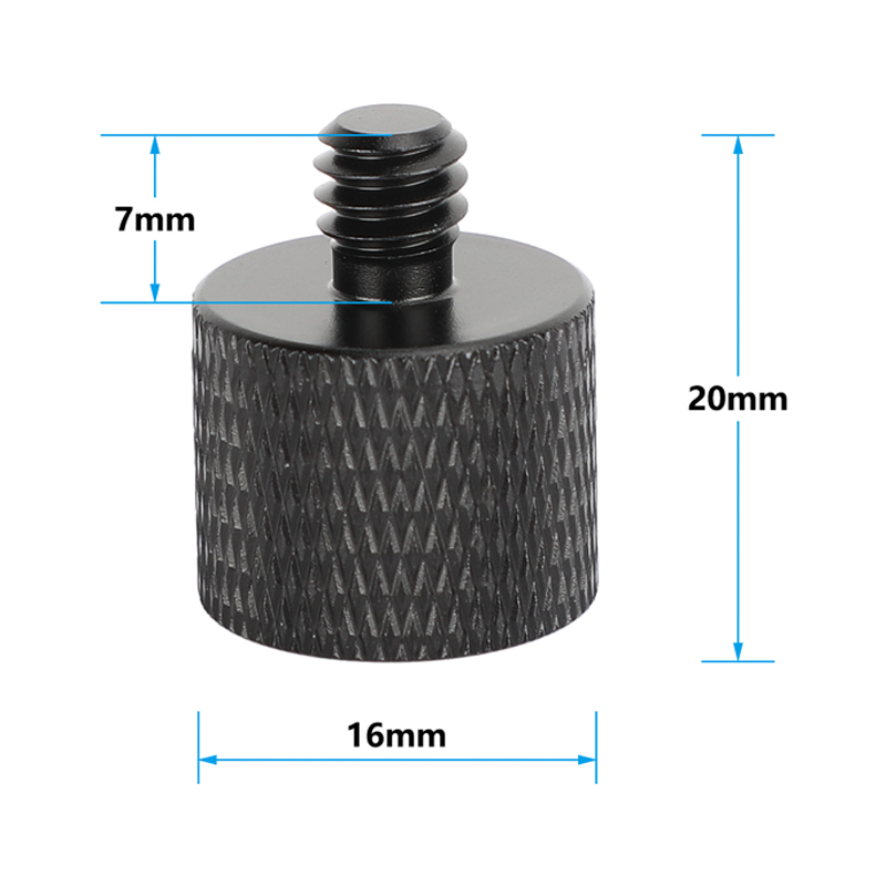 CAMVATE 1/4"-20 Female to Male Screw Extension (5-Pack)
