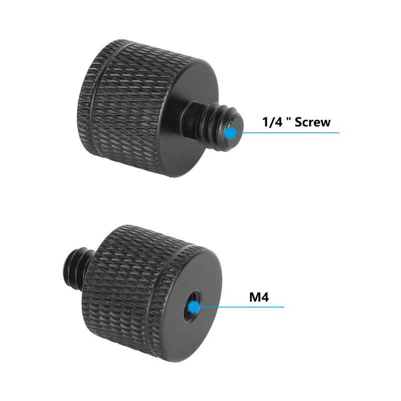 CAMVATE  M4 Female to 1/4"-20 Male Thread Adapter (5-Pack)