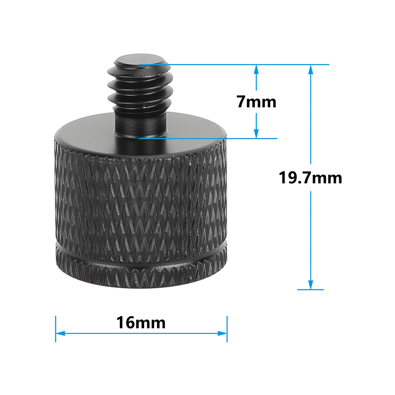 CAMVATE  M6 Female to 1/4"-20 Male Thread Adapter (5-Pack)