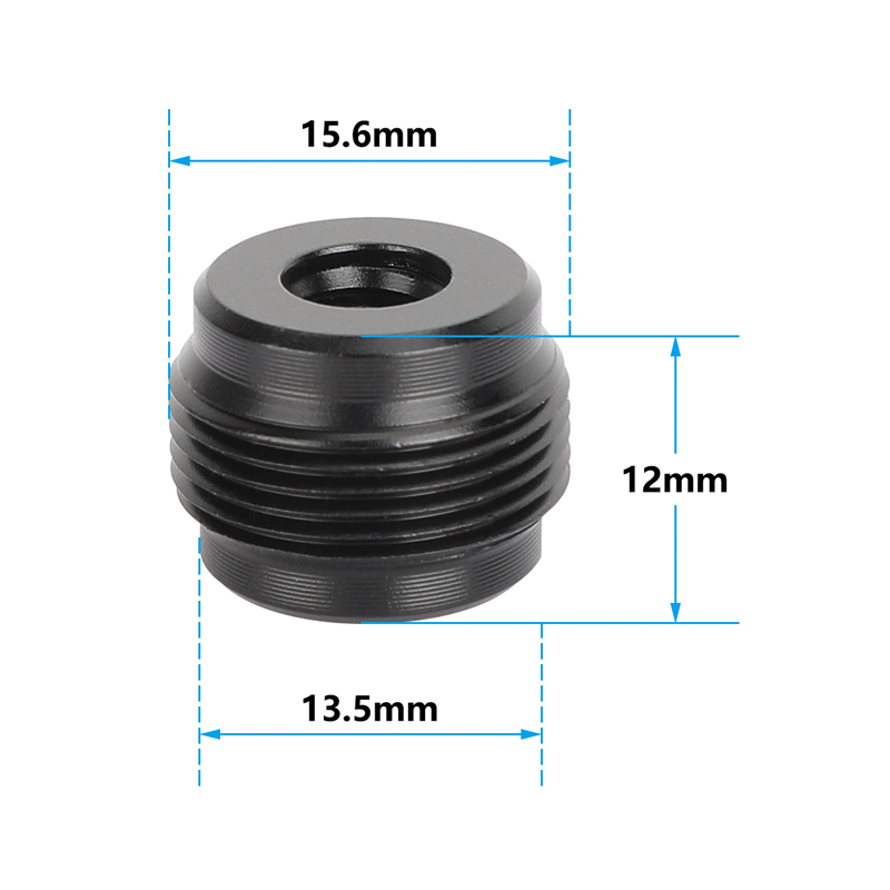 CAMVATE 1/4"-20 Female to 5/8"-27 Male Microphone Mount Adapter (5-Pack)