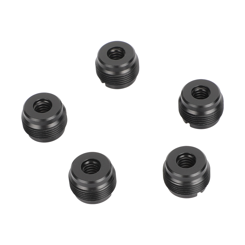 CAMVATE 1/4"-20 Female to 5/8"-27 Male Microphone Mount Adapter (5-Pack)