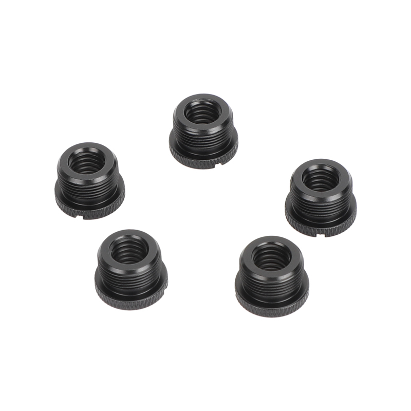 CAMVATE 3/8"-16 Female to 5/8"-27 Male Microphone Screw Adapter (5-Pack)