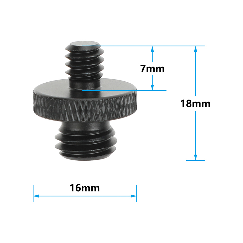 CAMVATE M10 Male to 1/4"-20 Male Thread Adapter (5-Pack)