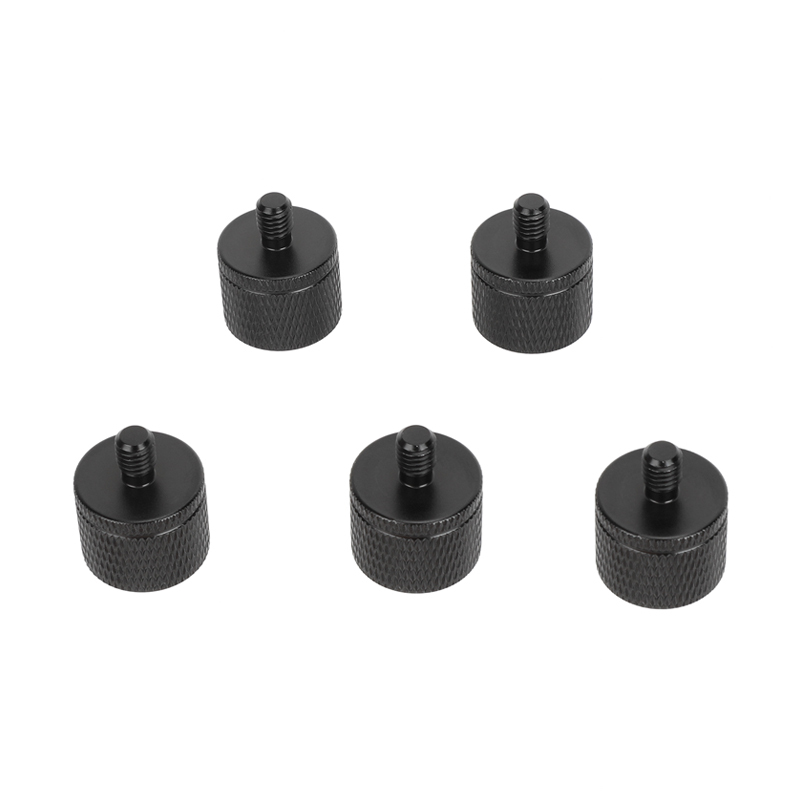 CAMVATE 1/4"-20 Female to M5 Male Thread Adapter (5-Pack)