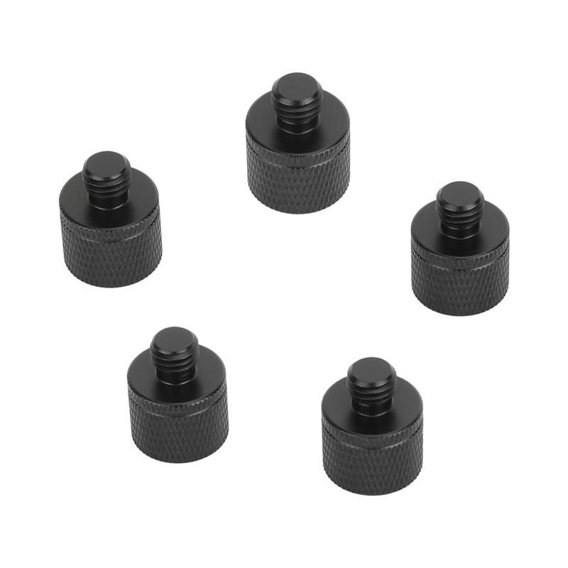 CAMVATE 1/4"-20 Female to M8 Male Thread Adapter (5-Pack)