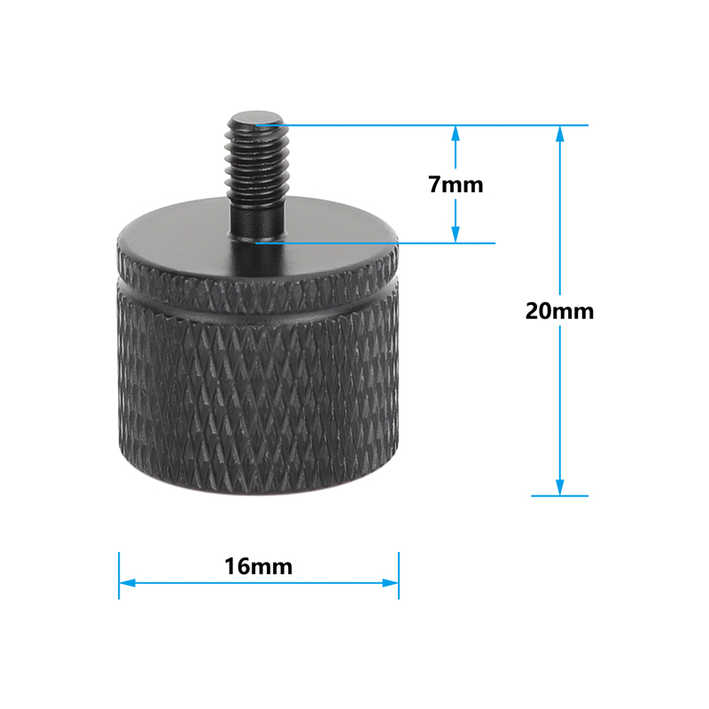 CAMVATE 1/4"-20 Female to M4 Male Thread Adapter (5-Pack)