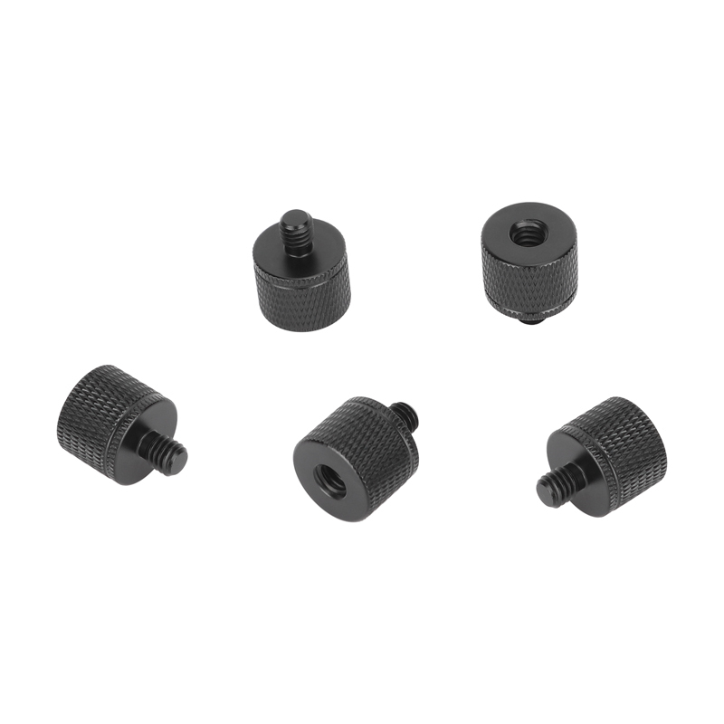 CAMVATE 1/4"-20 Female to M6 Male Thread Adapter (5-Pack)