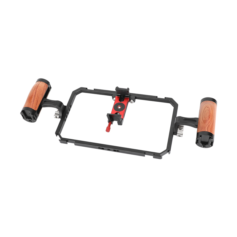 CAMVATE Universal Smartphone Video Rig with Dual Wooden Handles