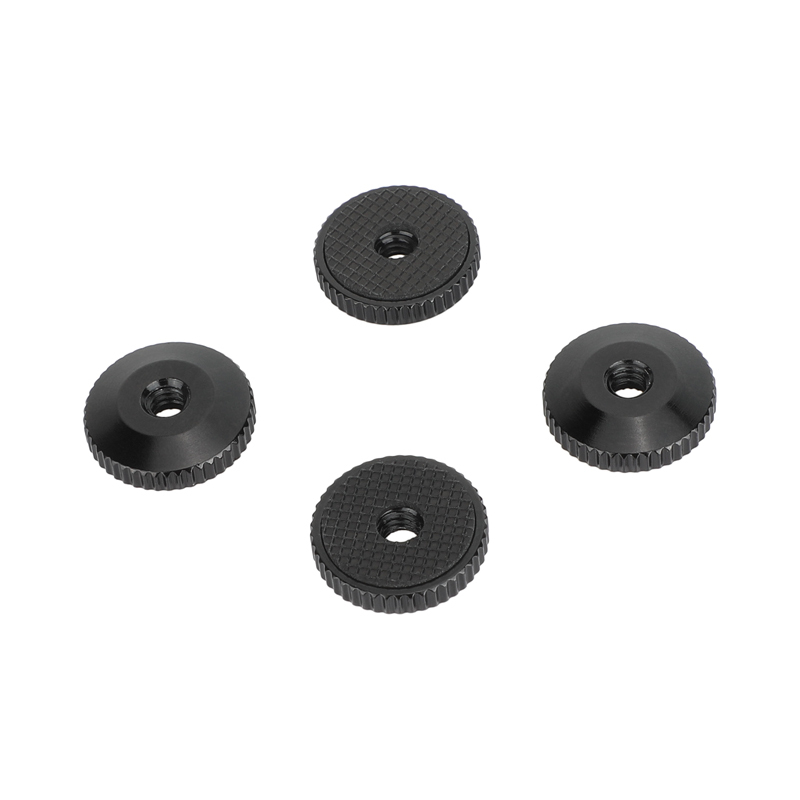 CAMVATE 1/4"-20 Female Thumbwheel Nut (4-Pack)