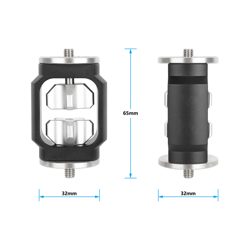 CAMVATE ARRI-Style Rosette Mount Extension Adapter (Dual M6 Male