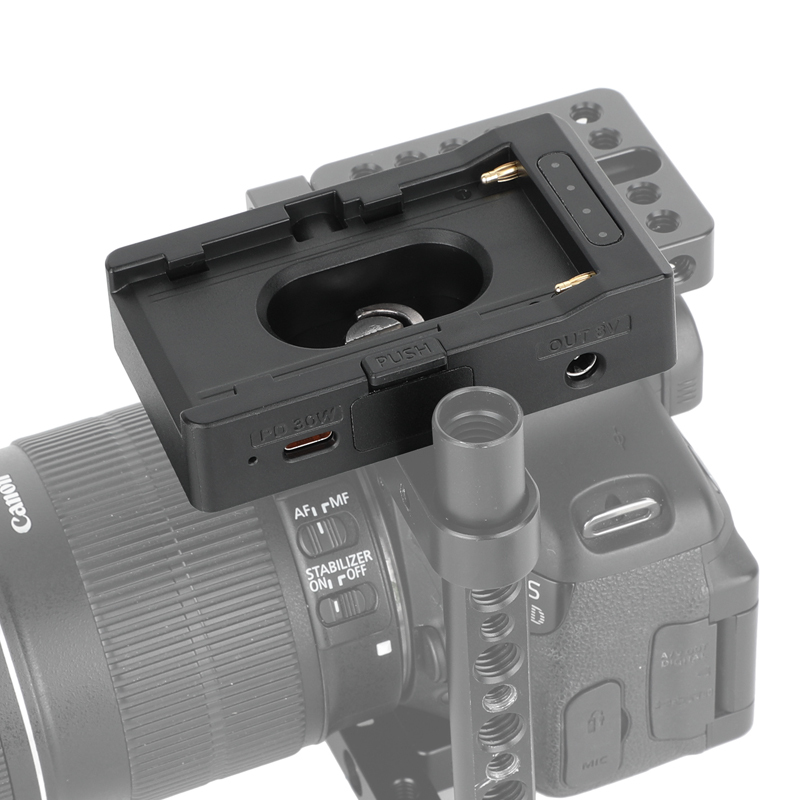 CAMVATE NP-F970/L-Series Battery Adapter Plate