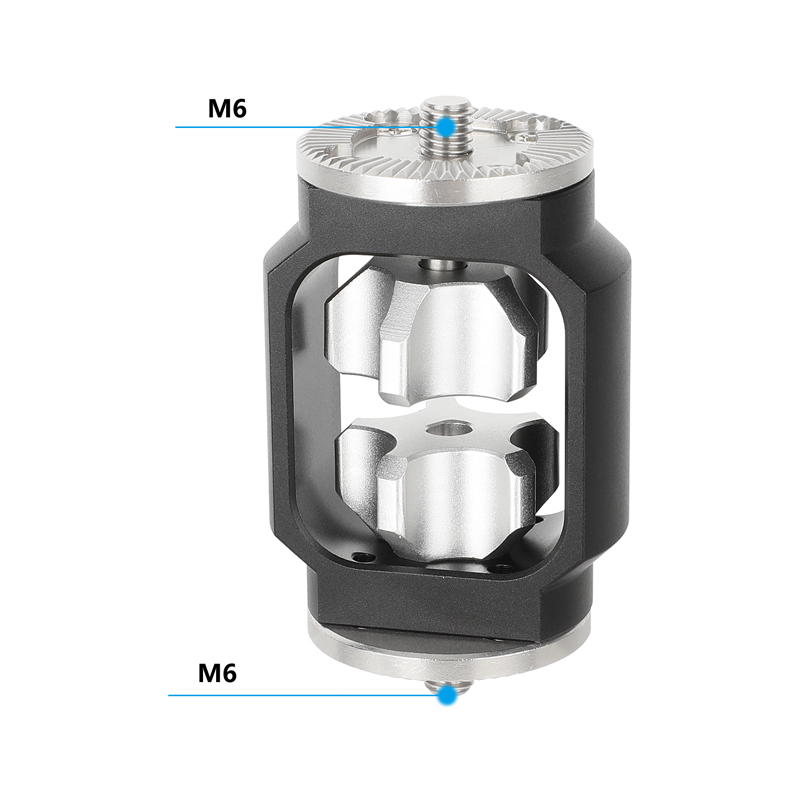 CAMVATE ARRI-Style Rosette Mount Extension Adapter (Dual M6 Male Screw)
