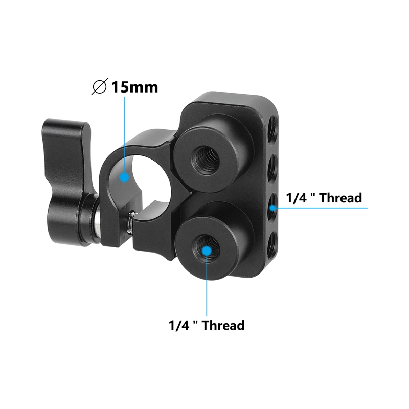 CAMVATE 15mm Rod Adapter for Dual Director's Monitor Cage