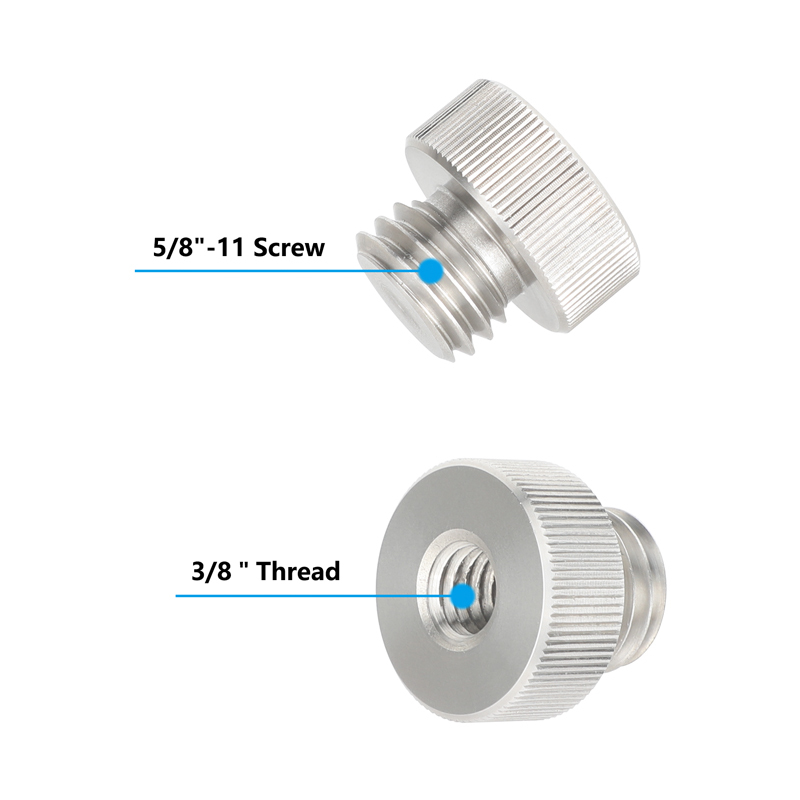 CAMVATE 3/8"-16 Female to 5/8"-11 Male Adapter for LEICA Laser Scanner Tripod