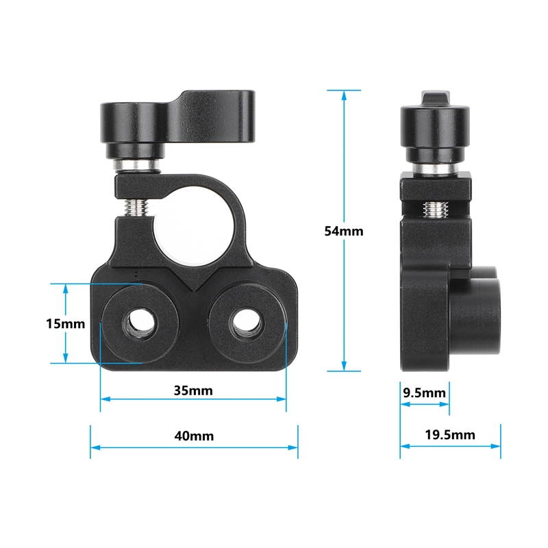 CAMVATE 15mm Rod Adapter for Dual Director's Monitor Cage