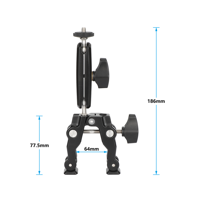 CAMVATE Super Clamp with 3.5" Ball Head Magic Arm