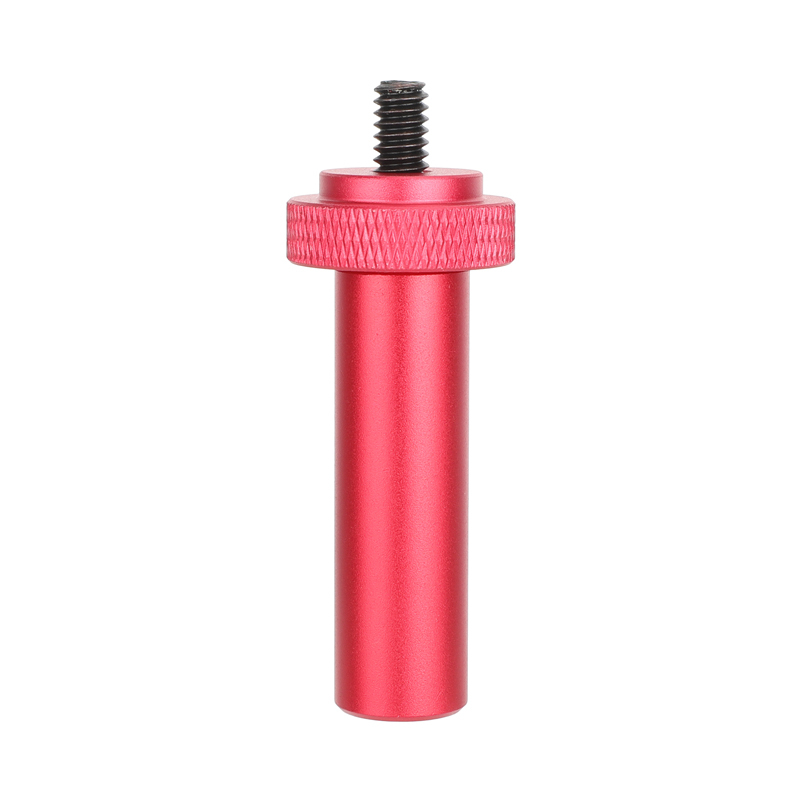 CAMVATE 15mm Micro Rod with 1/4"-20 Thread & Screw (Red, 2")