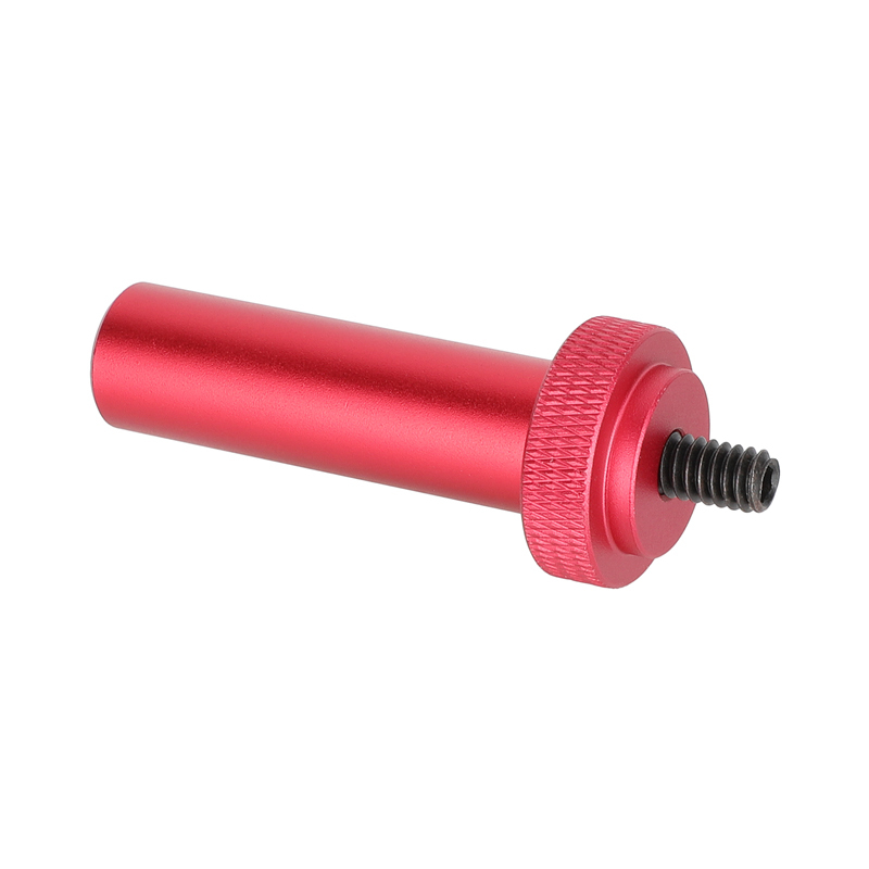 CAMVATE 15mm Micro Rod with 1/4"-20 Thread & Screw (Red, 2")