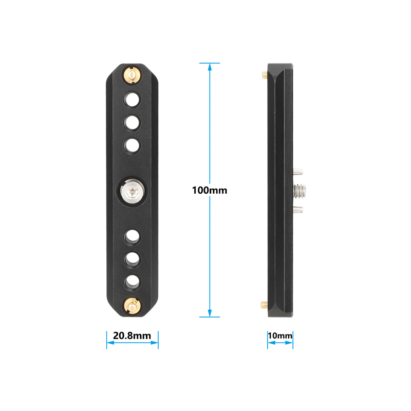 CAMVATE Quick Release NATO Safety Rail with 1/4"-20 Anti-Twist Screw (3.9")