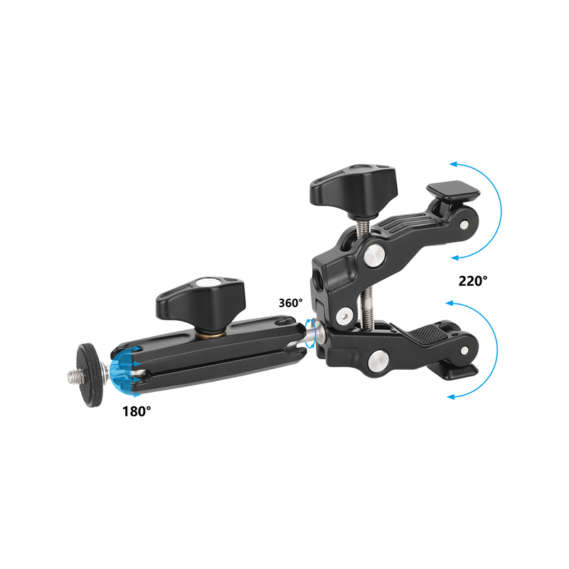 CAMVATE Super Clamp with 3.5" Ball Head Magic Arm