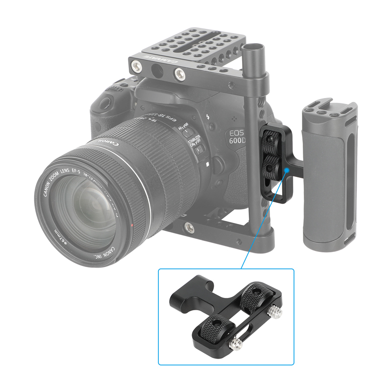 CAMVATE Connection Mount with Dual 1/4"-20 Screw for Side Handgrip