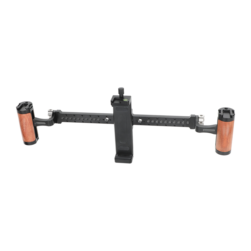 CAMVATE Tablet Mount with Dual Wood Handgrips for iPad/Tablet