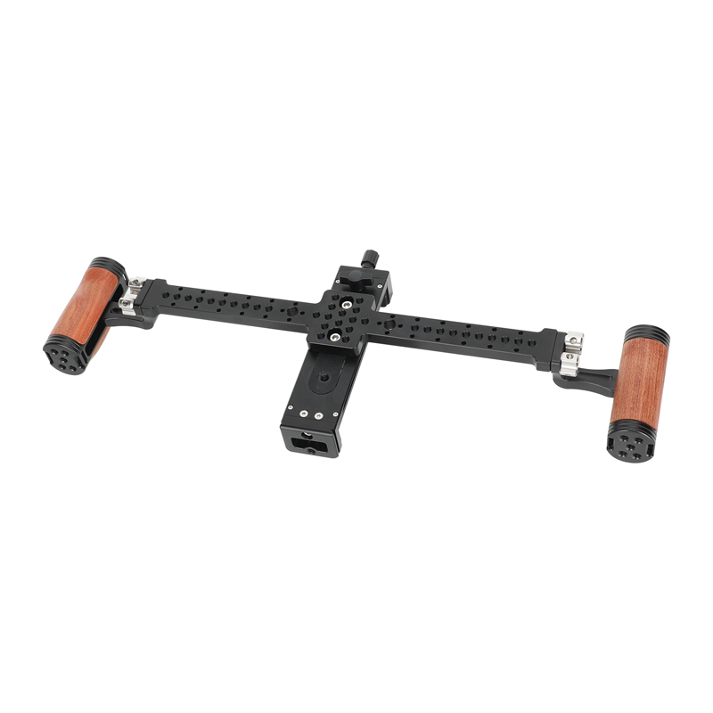 CAMVATE Tablet Mount with Dual Wood Handgrips for iPad/Tablet
