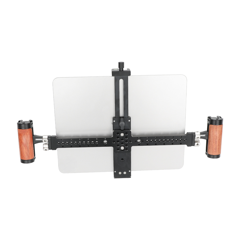 CAMVATE Tablet Mount with Dual Wood Handgrips for iPad/Tablet