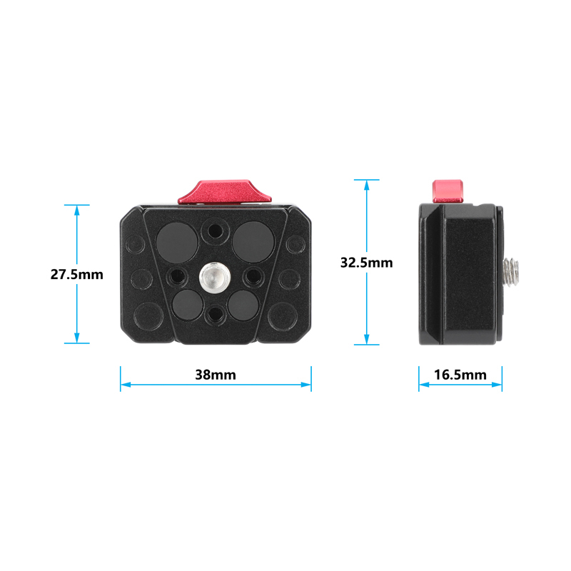 CAMVATE Mini Quick Release Kit with Arca-Type Base