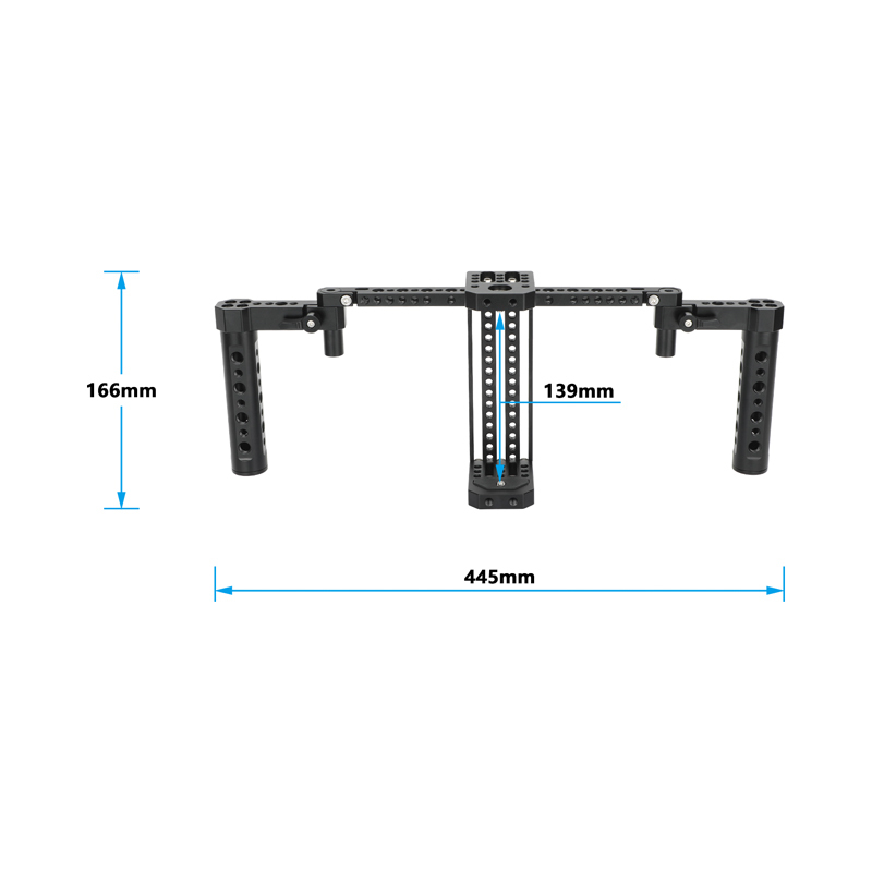 CAMVATE Monitor Cage with Adjustable Cheese Plate-Style Handgrips