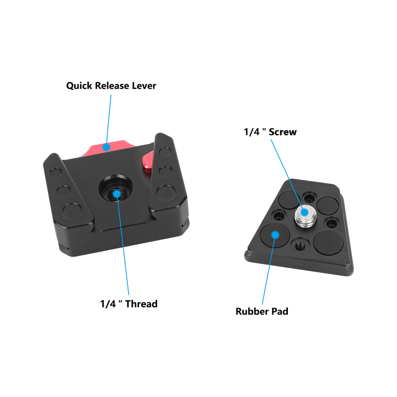 CAMVATE Mini Quick Release Kit with Arca-Type Base