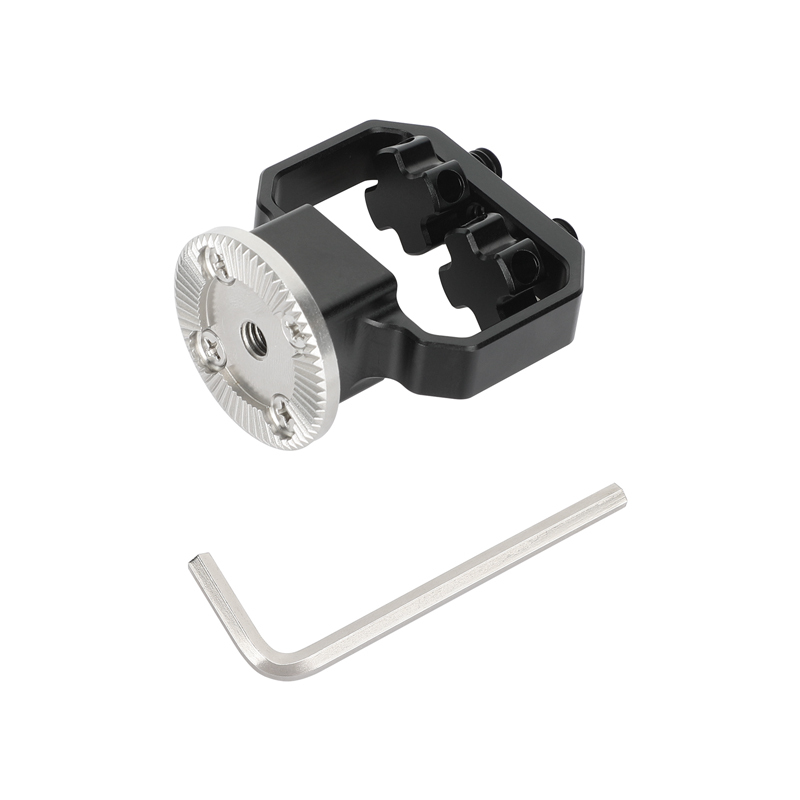CAMVATE ARRI-Style Rosette to Dual 1/4"-20 Screw Mount