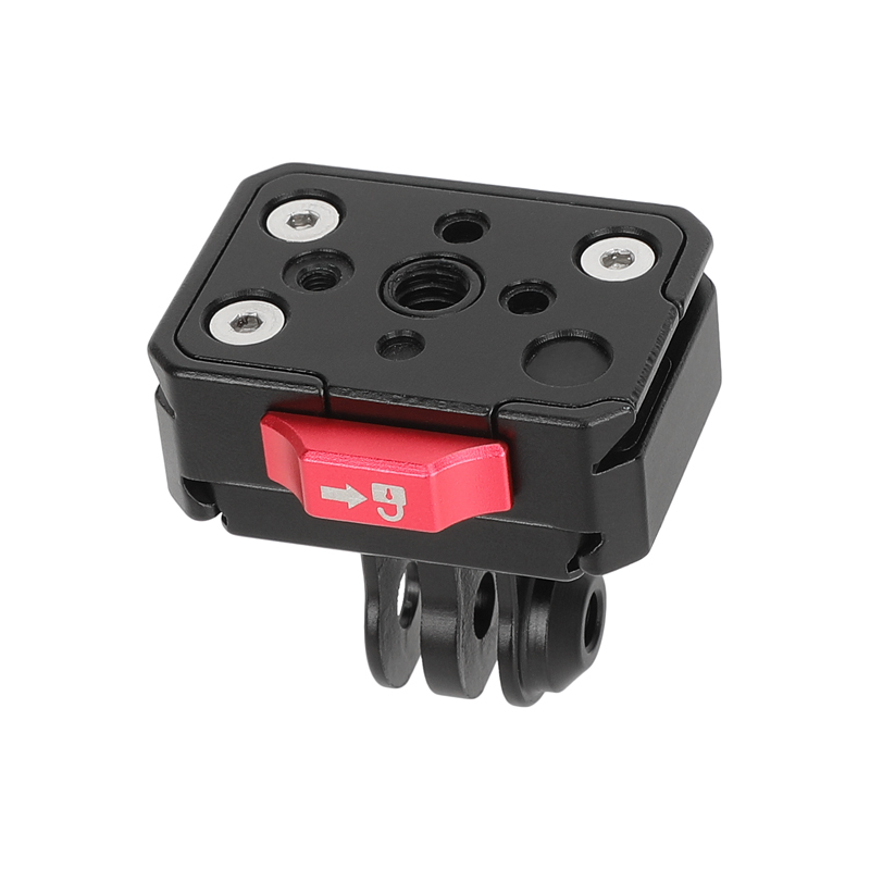 CAMVATE Mini Quick Release Kit with GoPro-Style 3-Prong Tripod Mount